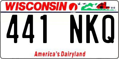 WI license plate 441NKQ