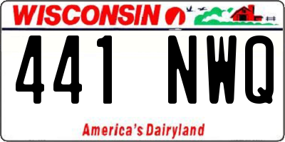 WI license plate 441NWQ