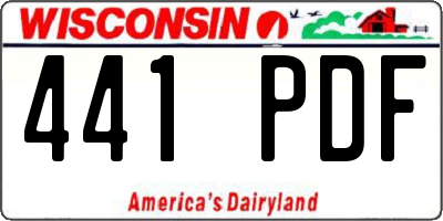 WI license plate 441PDF