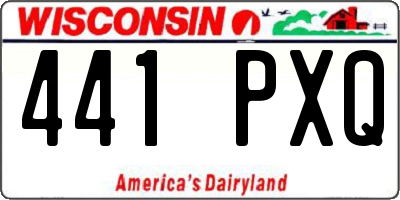 WI license plate 441PXQ