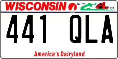 WI license plate 441QLA