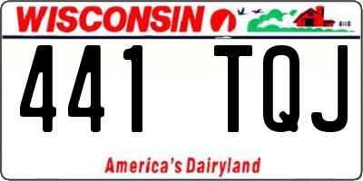 WI license plate 441TQJ