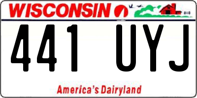 WI license plate 441UYJ