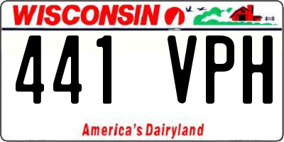 WI license plate 441VPH