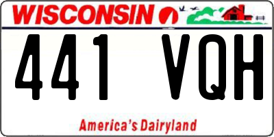 WI license plate 441VQH