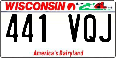 WI license plate 441VQJ