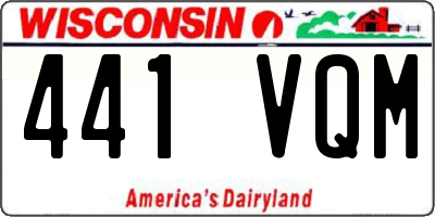 WI license plate 441VQM