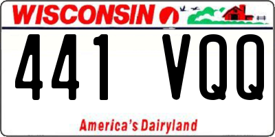 WI license plate 441VQQ