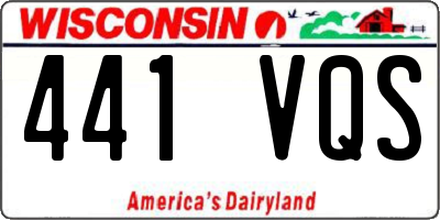 WI license plate 441VQS