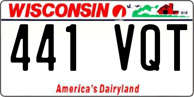 WI license plate 441VQT