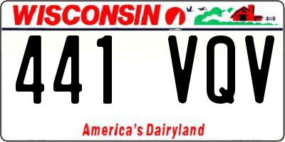 WI license plate 441VQV