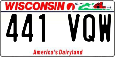 WI license plate 441VQW