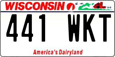 WI license plate 441WKT