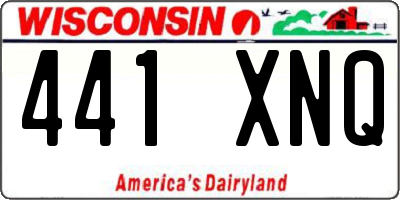 WI license plate 441XNQ