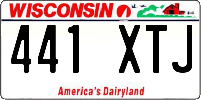 WI license plate 441XTJ