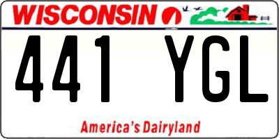 WI license plate 441YGL