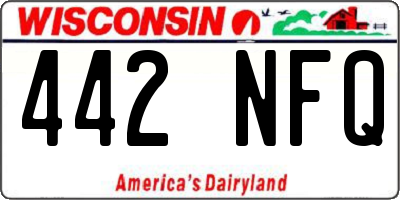 WI license plate 442NFQ