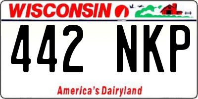 WI license plate 442NKP