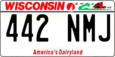 WI license plate 442NMJ