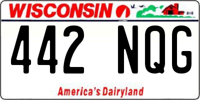 WI license plate 442NQG