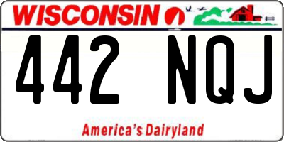 WI license plate 442NQJ