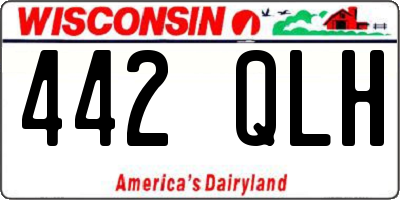 WI license plate 442QLH