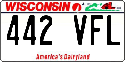 WI license plate 442VFL
