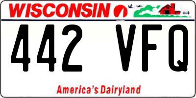 WI license plate 442VFQ