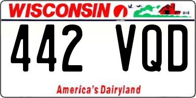 WI license plate 442VQD