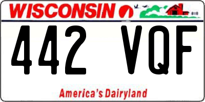 WI license plate 442VQF