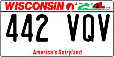 WI license plate 442VQV