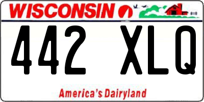 WI license plate 442XLQ
