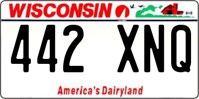 WI license plate 442XNQ