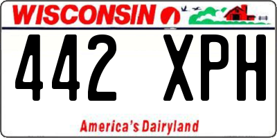 WI license plate 442XPH