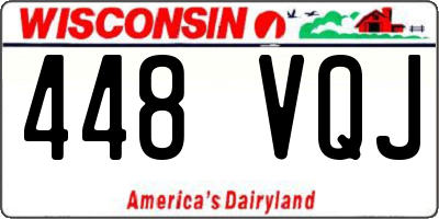 WI license plate 448VQJ