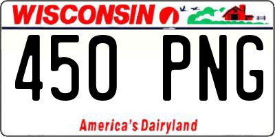 WI license plate 450PNG