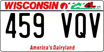 WI license plate 459VQV