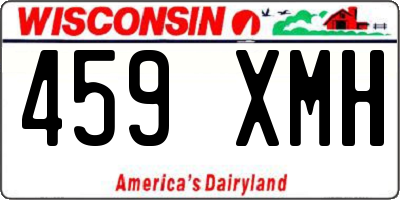 WI license plate 459XMH