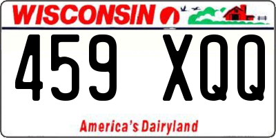 WI license plate 459XQQ