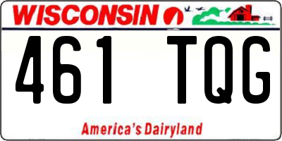 WI license plate 461TQG