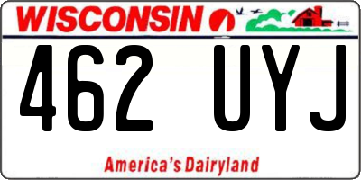 WI license plate 462UYJ