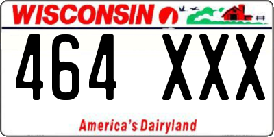 WI license plate 464XXX