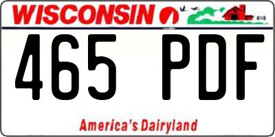 WI license plate 465PDF