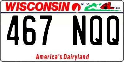 WI license plate 467NQQ