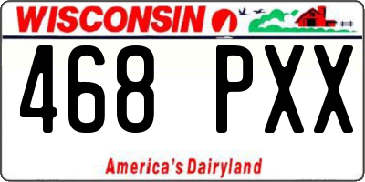WI license plate 468PXX