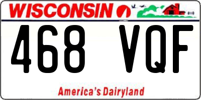 WI license plate 468VQF