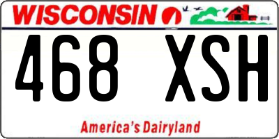 WI license plate 468XSH