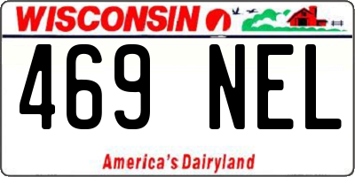 WI license plate 469NEL