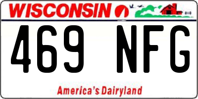 WI license plate 469NFG