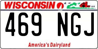 WI license plate 469NGJ